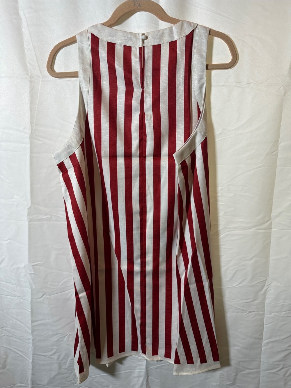 Striped Tank Dress with Blue Fish Motif - Picture 3 of 5